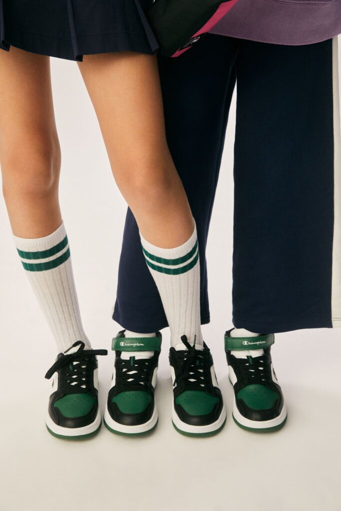 zielone sneakersy dziecięce