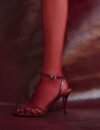 sandały gino rossi stylizacja z czerwonymi rajstopami