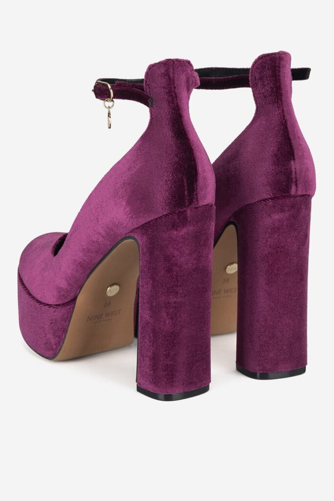 modne buty fioletowe na jesień