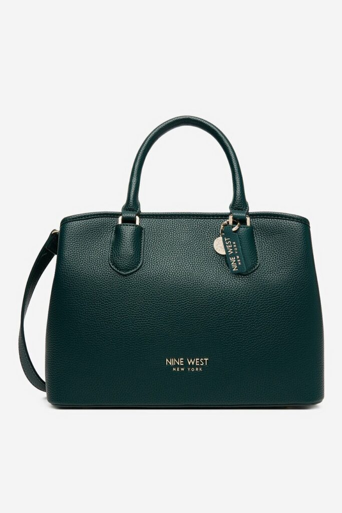 elegancka szmaragdowa torebka nine west