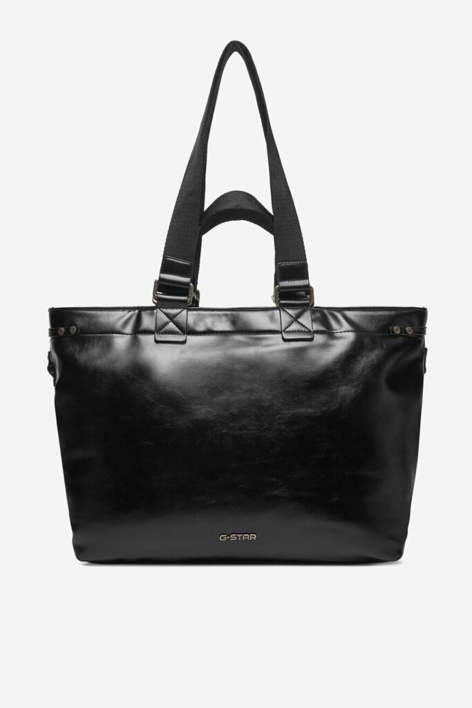 czarna skórzana torebka shopperka g-star raw