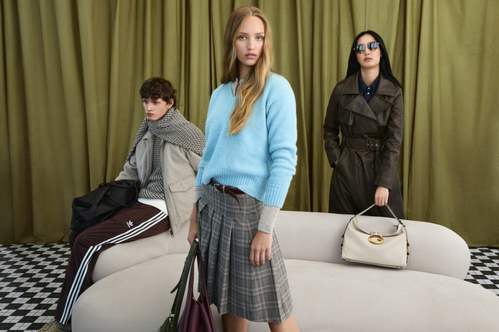 pudrowy błękit stylizacja