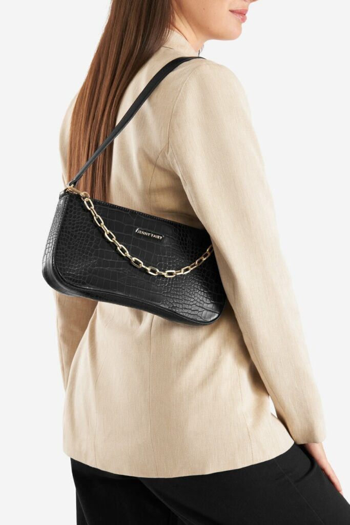 torebka bagietka, stylowa na zimę