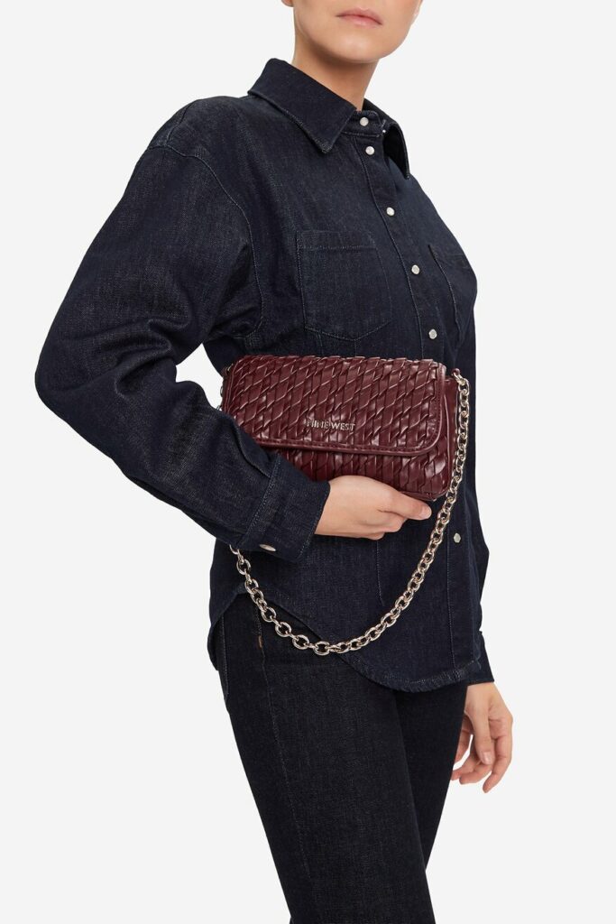 stylowa torebka na zimę, kopertówka