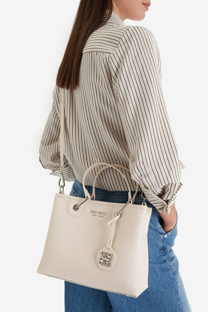 biala torebka shopper, nine west