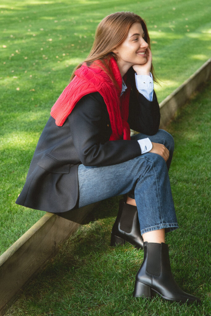 Stylizacja na walentynki dla minimalistek