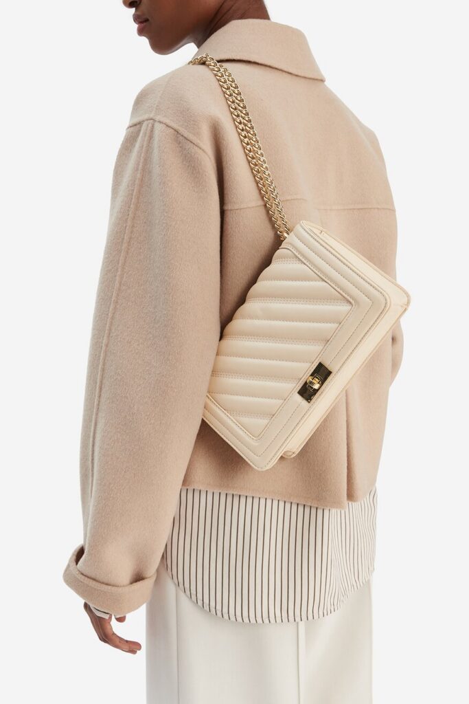 beżowa torebka damska