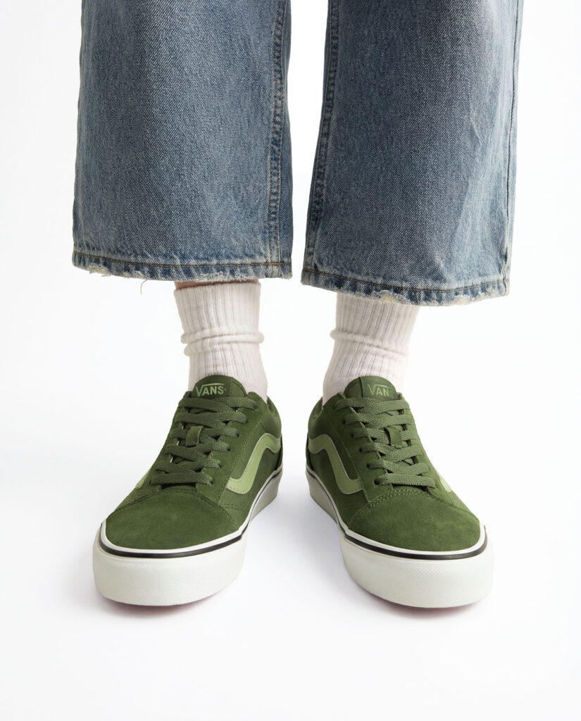 tenisówki zielone vans