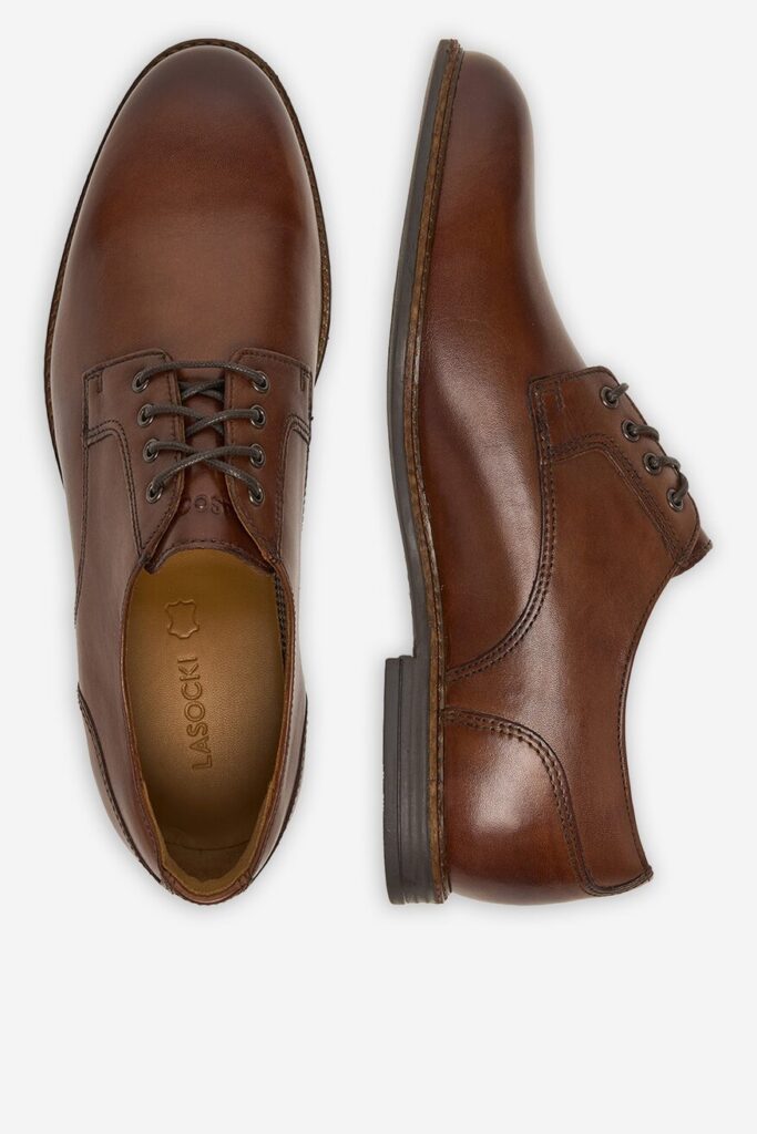 brązowe półbuty męskie