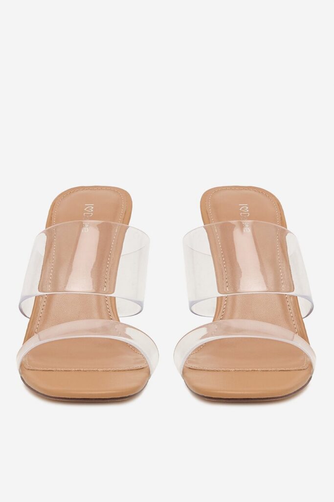 Modne klapki na lato 2026: transparentne