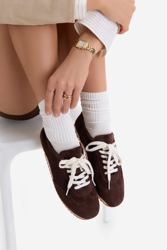 brązowe sneakersy gino rossi