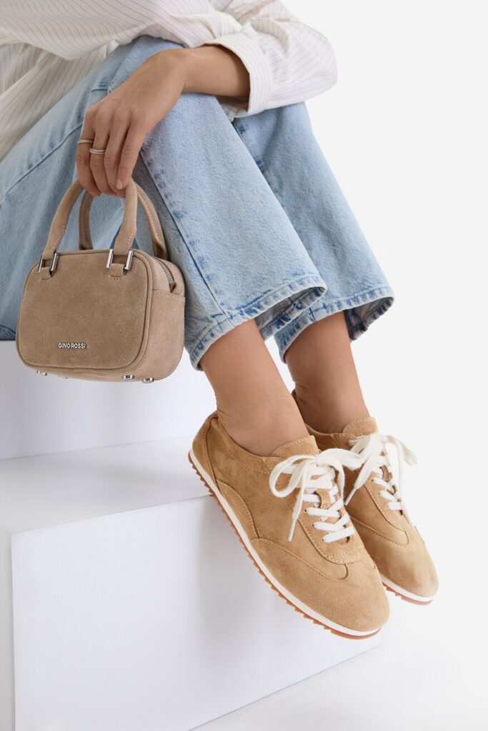 sneakersy zamszowe Gino Rossi